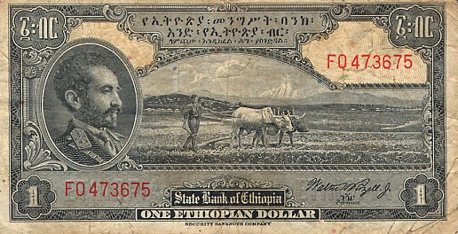 Banknoty Etiopia - EthiopiaP12c-1Dollar-1945_f.jpg