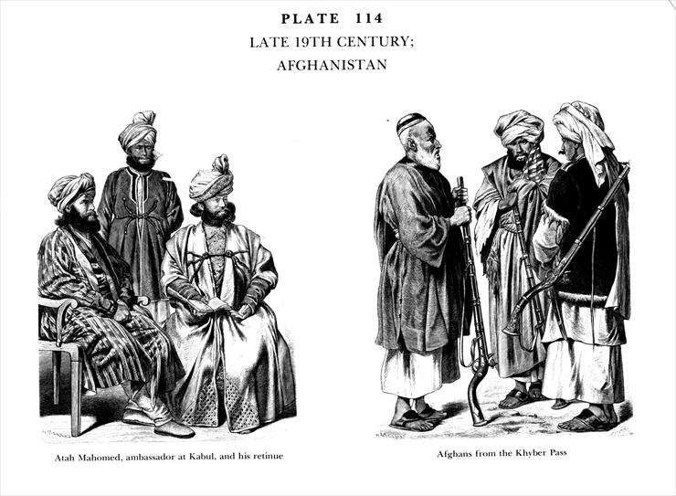 Moda z dawnych wieków - Planche 114a Fin du XIX Sicle, Afghanistan, Late 19Th Century, Afghanistan.jpg
