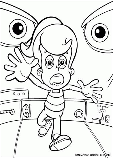 Jimmy Neutron - Jimmy Neutron - kolorowanka 55.GIF