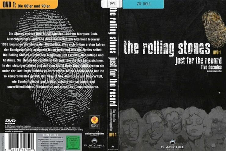 OKŁADKI DVD -MUZYKA - Rolling Stones - Just for the record 1.jpg