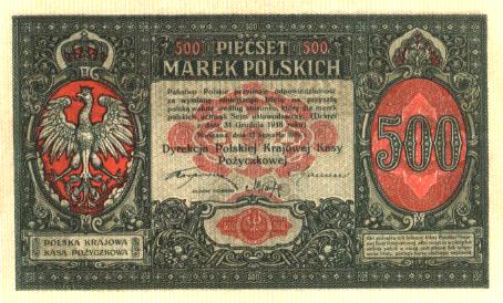 banknoty Polska Krajowa Kasa Pożyczkowa-waluta marka - 500_mkp_15stycznia1919.jpg