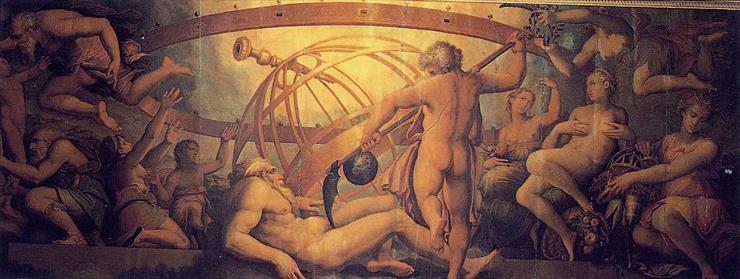Mitologia w sztuce - The_Mutiliation_of_Uranus_by_Saturn__Vasari Giorgio.jpg
