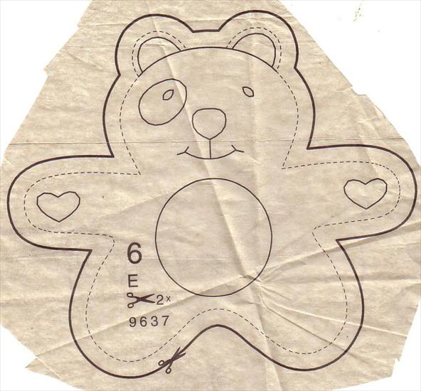 misie, misiaczki - animal  pattern - koala szablon.JPG