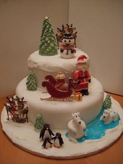 dekoracje ciast i tortów świątecznych - 1 9.jpg
