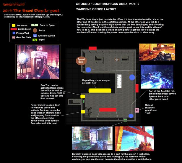 MOB of The Dead ZOMBIE - Mob The Dead Map Layout Michigan Area Ground Floor PART 2.png