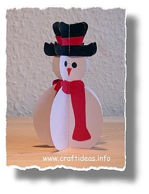 bałwanki - Paper_Crafts_for_Christmas_-_3-D_Paper_Snowman.jpg
