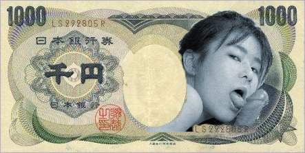 Banknoty na wesolo - Japan1000.jpg