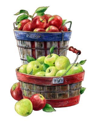 ilustracje jesień - apples_3_attic_treasures.jpg