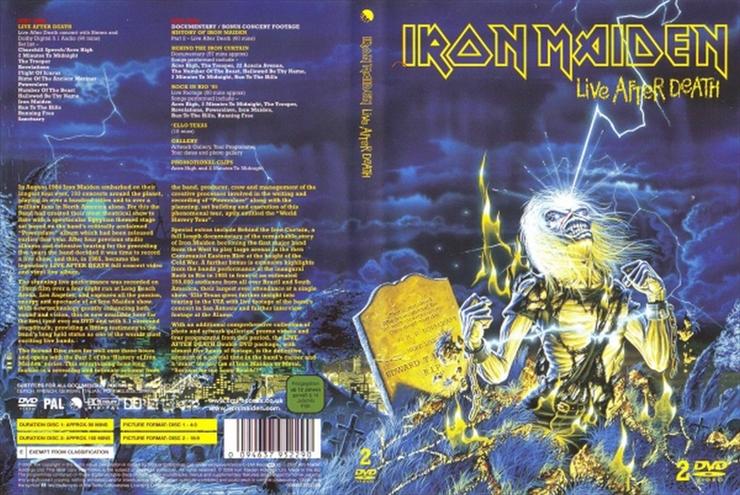 OKŁADKI DVD -MUZYKA - Iron Maiden - Live after death.jpg