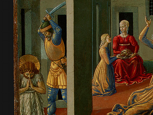 Gozzoli, Benozzo 1420-1497 - Gozzoli The Dance of Salome, 1461-62, 23.8x34.3 cm, Detalj 3.jpg