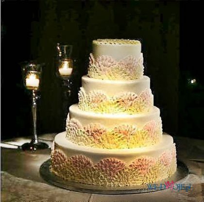 dekoracje okrągłych tortów weselnych - 1 2.jpg