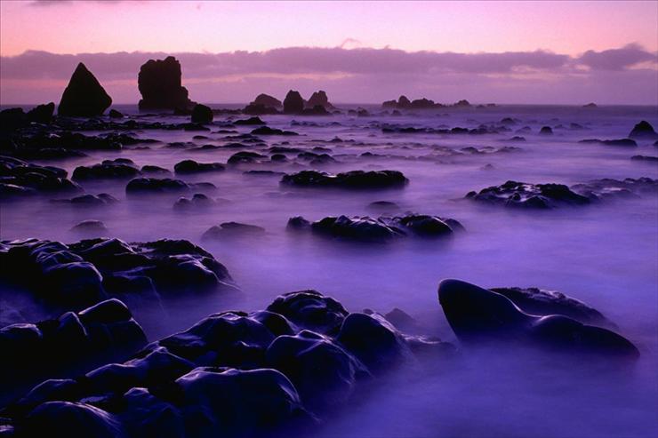 Tapety - Rising Tide at Sunset, South Island, New Zealand.jpg