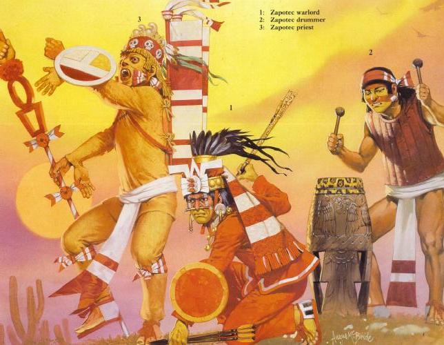 Ameryka Prekolumbijska Aztekowie, Inkowie, Majowie - aztecmixteczapotecarmies080sg.jpg