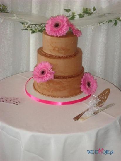 dekoracje okrągłych tortów weselnych - 1 20.jpg