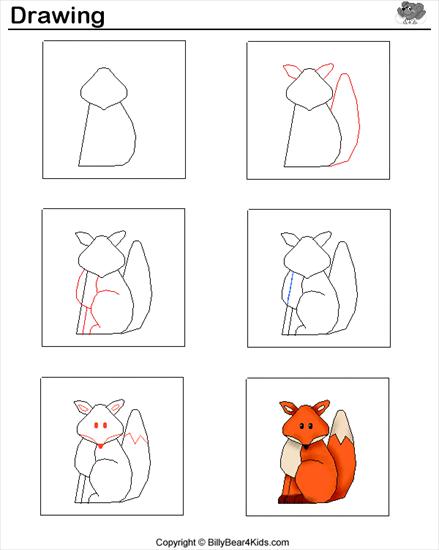 Nauka rysowania - fox.gif
