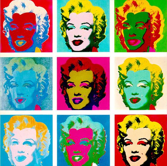 RETRO-fotki czarno-białe - Andy Warhol Marilyn Monroe1.jpg