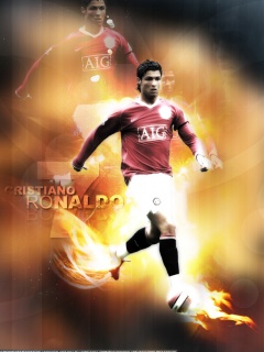 Tapety 240x320 - Ronaldo_On_Fire.jpg