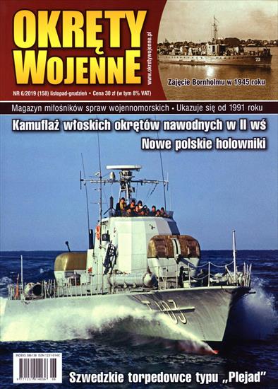 Okręty Wojenne - OW-158 2019-6 okładka.jpg