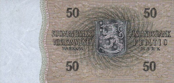 Banknoty Finlandia - FinlandP101-50Markkaa-1963-donatedmjd_b.jpg