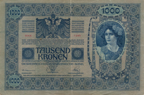 CZECHOSŁOWACJA - 1919 - 1000 koron b.jpg