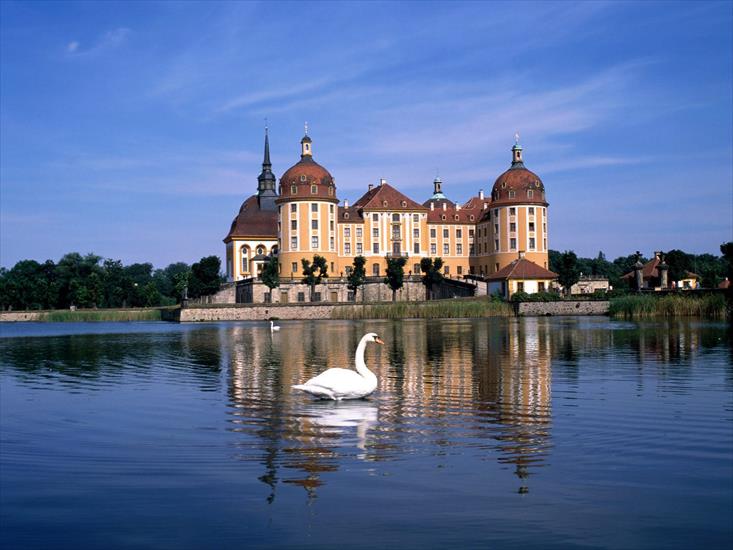 Zamki  świata - Moritzburg Castle Near Dresden, Germany.jpg