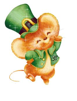 Gify - myszka w zielonym kapelusz.gif