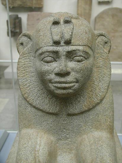obrazki egipt - 19.Sfinks Taharki_1 poł. VII w.p.n.e._BM XXV dyn - z nubii, okres późny.jpg