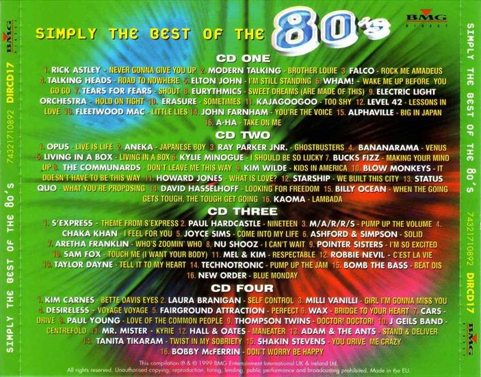 CD4OK - Simply The Best Of The 80sback.jpg