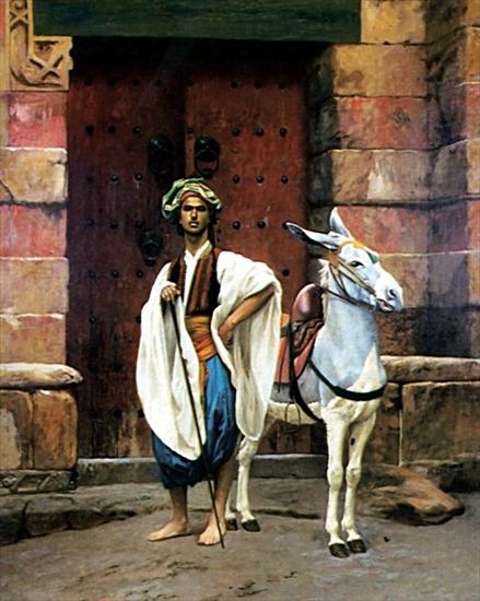 Sztuka orientalna - Jean Leon Gerome - Sais And His Donkey.jpg