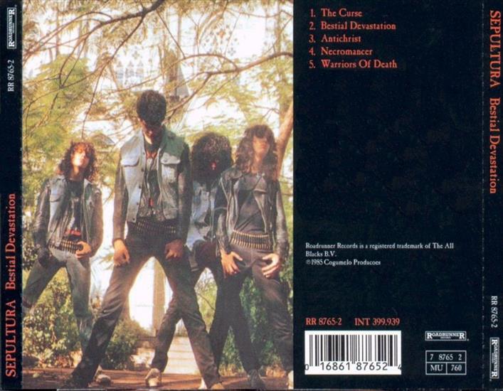 Sepultura -1985- Bestial Devastation - Sepultura - Bestial Devastation Ep b.jpg