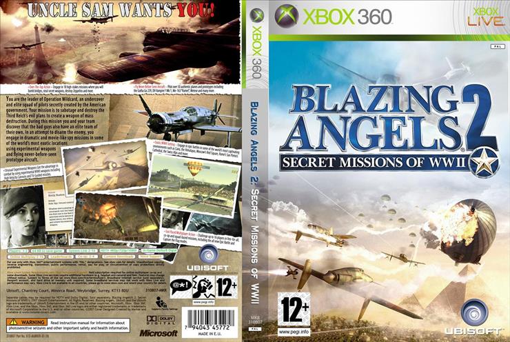 Okładki do gier Xbox360 - Blazing_Angels_2__Secrets_Missions_Of_Wwii_PAL_Custom-cdcovers_cc-front.jpg